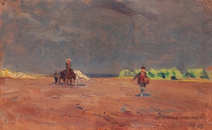 Неменский Борис Михайлович (1922 г.р.) - картины художника. Перед грозой.
