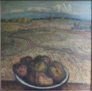 Орлов Игорь Михайлович (род. 1935) - картины художника. Пейзаж с картошкой.