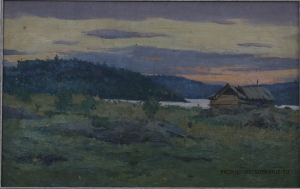 Судаков Павел Фёдорович (1914 – 2010) - картины художника. Вечер.