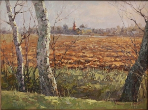 Филитов Сергей Евгеньевич (1964) - картины художника. Вспаханное поле.
