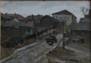 Панов Алексей Дмитриевич  (1923 – 2002) - картины художника. Казанский взвоз.
