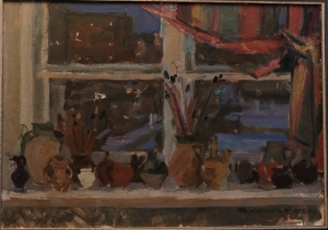 Каплан Фаня Максовна (1913 – 1995) - картины художника. Вечер в Мастерской.
