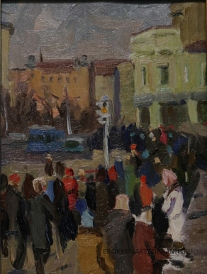 Попов Игорь Александрович (1927 – 1999) - картины художника. Петровка.