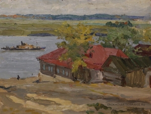 Куприянов Михаил Васильевич (1903 —  1991) - картины художника. Серпухов. Октябрь 51.