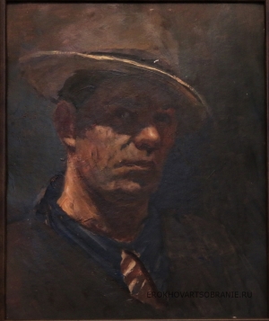 Евстигнеев Иван Васильевич (1899 – 1967) - картины художника. Автопортрет.
