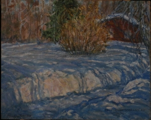 Дмитриевский Виктор Константинович (1923 – 2006) - картины художника. Голубые снега.