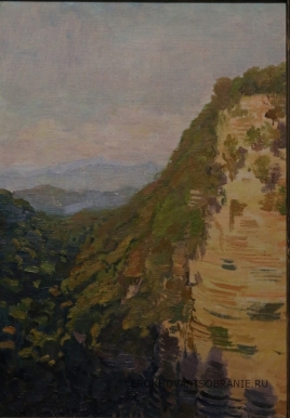 Зернова Екатерина Сергеевна (1900 – 1995) - картины художника. Восход в горах.