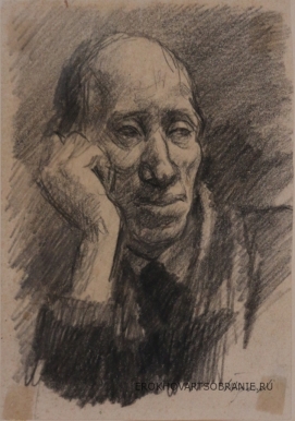 Крылов Порфирий Никитич (1902 — 1990) - картины художника. Портрет В.В.Почиталова.