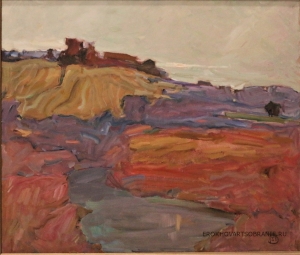 Баев Борис Петрович (1939 – 2021) - картины художника. Красные поля.