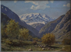 Райбац Николай Леопольдович (1953) - картины художника. Баксанское ущелье.