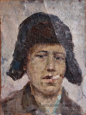 Уразаев Асгат Нурлгаянович (1923 - 194?) - картины художника. Портрет Р.Максютова.