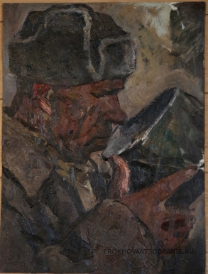 Бабицын Виктор Алексеевич (1926 – 2000) - картины художника. Этюд к картине Два солдата.