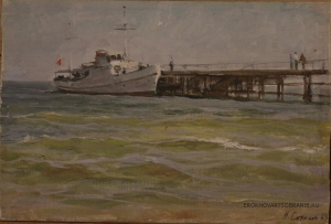 Соколов Николай Александрович (1903-2000) - картины художника. Пирс (16 фонтан).