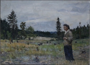 Никонов Михаил Федорович  (1928-2010)  - картины художника. Без названия.