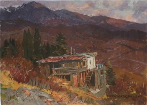 Столяренко Пётр Кузьмич (1925 — 2018) - картины художника. Хоста.