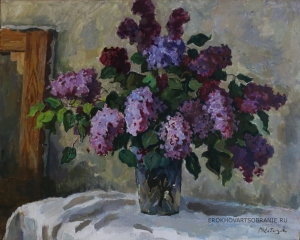Кобозев Руслан Андреевич (1927 - 1995) - картины художника. Сирень.