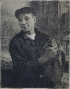Натапова Рошаль Исааковна (1925–2018)  - картины художника. Рабочий.
