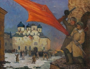 Титов Ярослав Викторович (1906 – 2000) - картины художника. Новгород снова наш.